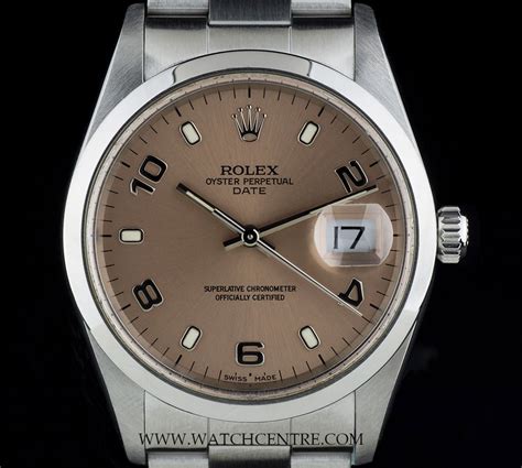 rolex date salmon 31mm ss|rolex oyster steel 31.